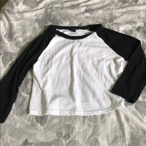 Rue21 crop top baseball tee